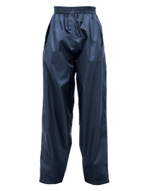 Regatta Kids Pack-It Waterproof Trousers - Navy